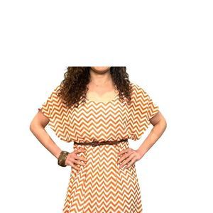 Miami Geometric Shape A-line dress in Size S